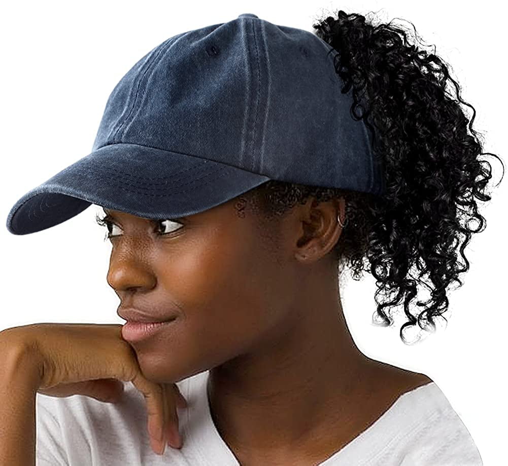 women's baseball hat with ponytail hole