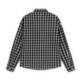 thumbnail image 3 of LIaqionyy Mens Big and Tall Shirts Formal Button down Plaid Long Sleeve Dress Shirt Work Business Casual Tops, 3 of 4