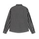 thumbnail image 3 of Blusa y camisa de manga larga con cuello vuelto para hombre, blusa informal a cuadros a la moda con botones y cuello vuelto, blusa de poliéster para hombre, 3 of 3