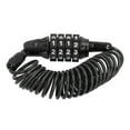 thumbnail image 2 of Candado de cable para casco de motocicleta, multifuncional, antirrobo, con combinación de contraseña de 4 dígitos, portátil (S), 2 of 14