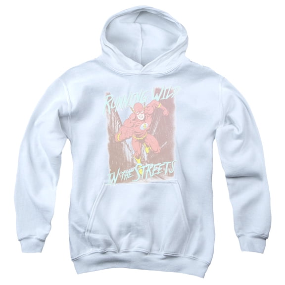 Jla - Running Wild - Youth Hooded Sweatshirt - Large