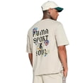 thumbnail image 4 of Playera Puma Floral Sport Boxy para Hombre 689557-68 marron claro M, 4 of 5