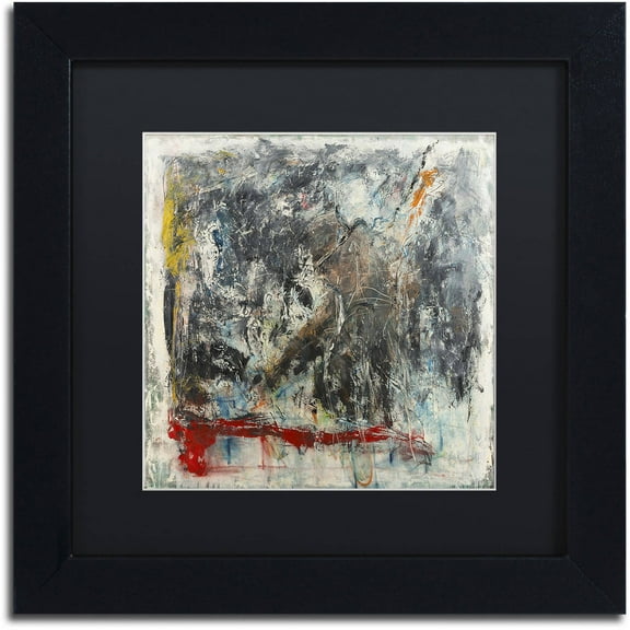Trademark Fine Art "Furia e Paixao" Canvas Art by Joarez, Black Matte, Black Frame