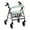 Fresh Green Leaf Theme, variant on HELLHERO Macaron Tie-Dye Walker Seat Cover Waterproof Seat & Back Cover & Stain Proof for Senior with Easy to Use Washable