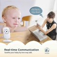 thumbnail image 5 of Baby monitor two-way audio voice intercom infrared night vision baby camera with monitor video surveillance security protection, 5 of 5