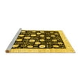 thumbnail image 2 of Ahgly Company Machine Washable Indoor Rectangle Oriental Yellow Traditional Area Rugs, 3' x 5', 2 of 4