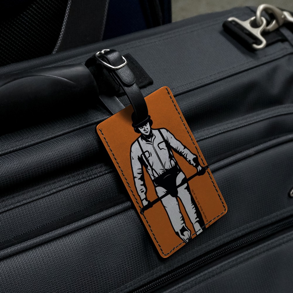 A Clockwork Orange Alex Character Rectangle Leather Luggage Card Suitcase Carry-On ID Tag - image 4 of 8