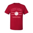 thumbnail image 2 of Wild Bobby City of Chicago CHI Basketball Fantasy Fan Sports Men's T-Shirt, Red, Large, 2 of 5