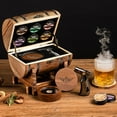 thumbnail image 2 of Whiskey Smoker Kit with Charred Wood Barrel (Patent Pending) – Cocktail Smoker with Torch & 6 Premium Wood Chips for Old Fashioned & Whiskey – Perfect Home Bar Gift for Men, Dad, Husband (No Butane), 2 of 6