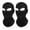 2 Hole Black-2pcs, variant on 2-Pack 3-Hole Cooling Balaclava Full Face Mask, Breathable Seamless Lightweight Summer UV Protection for Motorcycle Cycling Hunting Halloween