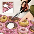 thumbnail image 6 of Yayeee Faucet Mat for Kitchen Sink 14.7" Diatomite Long Splash Guard Pad, Cute Doughnuts Pattern, 2 Pack, 6 of 7