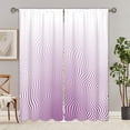 thumbnail image 2 of CUH 2Pcs Thick Solid Rod Pocket Blackout Curtain Window Bedroom Thermal Insulated Drapes Privacy UV Protection Room Style -17#Gradient W:24" x H:59" *2 Panels, 2 of 5