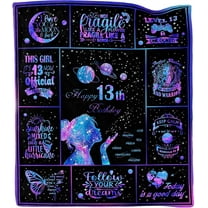 Gifts for 13 Year Old Girl, 13th Birthday Gifts for Girls, 13 Year Old Girl Birthday Gifts Ideas, Birthday Gifts for 13 Year Old Girl, Best 13 Year Old Girl Gifts Throw Blanket 50"X60"