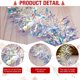 thumbnail image 3 of Rewera 10 Piezas Guirnalda de Oropel de Oropel Suave y Brillante Adornos para Suministros de Fiesta de Cumpleaños de Bodas de Navidad, Guirnalda de Oropel de Papel de Aluminio para Fiestas en el, 3 of 5