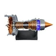 thumbnail image 3 of Trent 900 Turbofan Engine Model Kit, Aircraft Engine Model with Red LED Light, Science Education Theme Desk Exhibition for Teens, Gift for Aviation Enthusiasts & Adult (50+PCS), 3 of 7