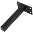 thumbnail image 1 of Stainless Steel Rectangular Shelves Support Hardware for Kitchen Bathroom Bedroom in Black with Corrosion Resistant Function 1Pack, 1 of 5