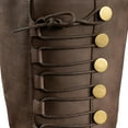 thumbnail image 5 of Big Trouble Jack Pork Chop Adult Mens Brown Boots Halloween Costume Footwear Cosplay, 5 of 8
