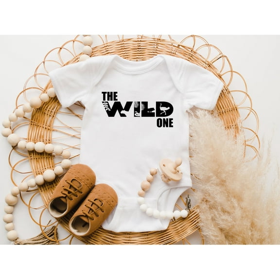The Wild One Shirt Onesie, 1St Birthday Boy Gift, The Wild Boy Tshirt, Wild One Birthday Tee Cute and Cool Baby Bodysuit, BABY BODYSUIT LAT 4424