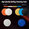 thumbnail image 4 of PrePat 7Pcs Buffing Polishing Pads 6Inch Backing Plate, Car Compound Buffing Sponge Pads and knitted Cutting Polishing Pad Kit for Car Polishing and Waxing, 4 of 7