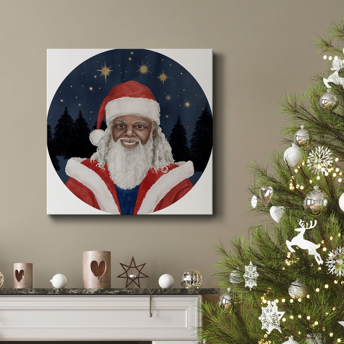 Celestial Christmas Collection C- Gallery Wrapped Canvas