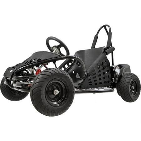 Big Toys USA MT-GK-01-Black Off Road Go Kart 48 Volt 1000