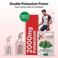 thumbnail image 2 of Krampade High Potassium Electrolytes Powder Zero Sugar Fruit Punch, 4180mg Electrolytes, 2000mg Potassium, Cramp Relief & Prevention, Cellular Hydration, Keto, 50 Servings, 2 of 9