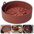 thumbnail image 2 of Air Fryer Silicone Bakeware Baking Tools Reusable Silicone Pot Baking Basket Pizza Plate Grill Pot Kitchen Cake Cooking Tool, 2 of 5
