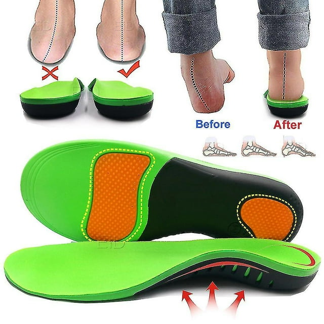 Los mejores zapatos ortopédicos de Eva, plantillas de suela para pies, almohadilla para pie de arco, tipo X/o, corrección de pierna, pie plano, soporte para arco, inserción de calzado deportivo