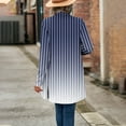 thumbnail image 4 of ShiShine Women’s 2025 Fall Fashion Stripe Cardigan Lightweight Soft Cardigan Long Sleeve Open Front Coat, 4 of 7