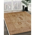thumbnail image 3 of Ahgly Company Machine Washable Indoor Square Industrial Modern Brown Sand Brown Area Rugs, 3' Square, 3 of 7