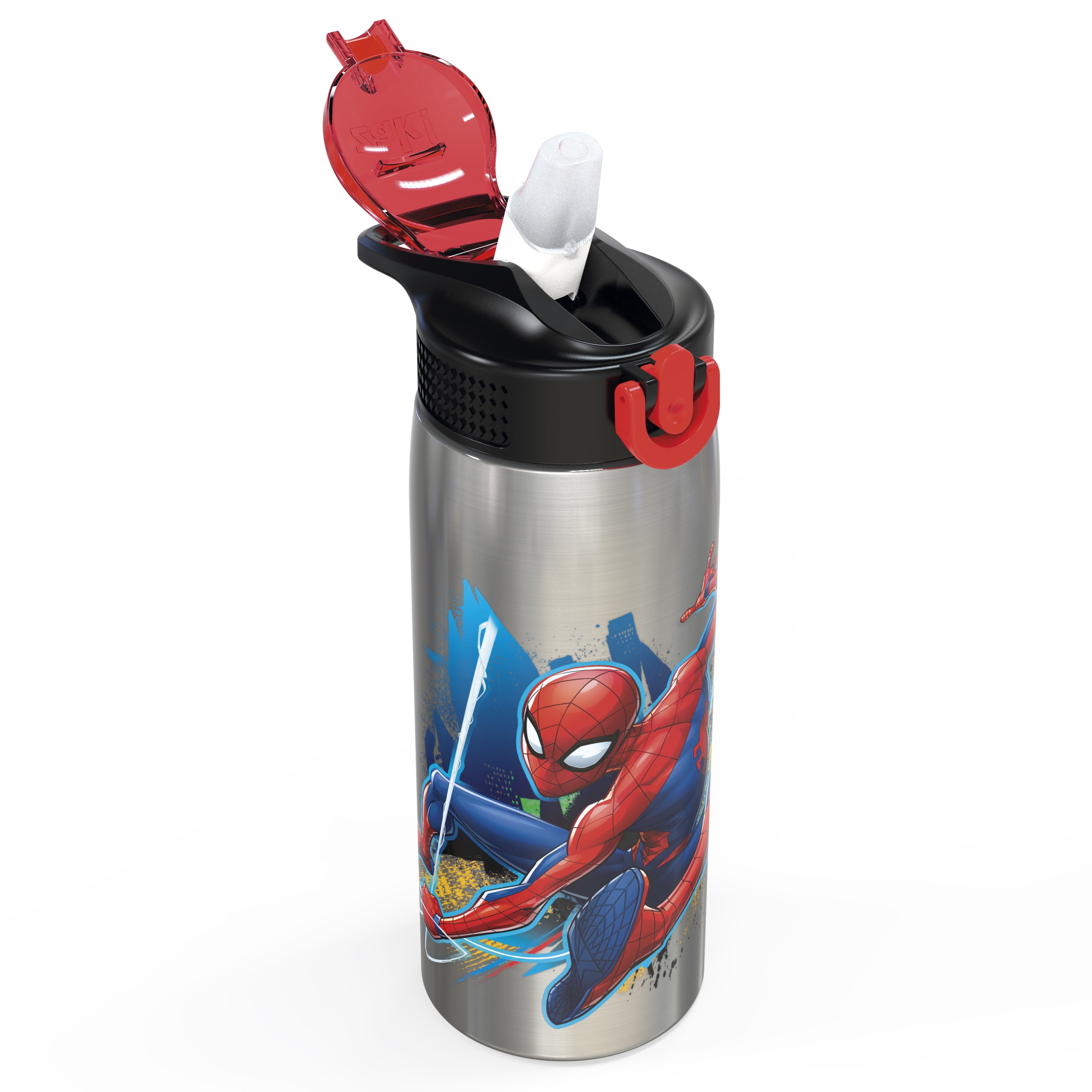 Bioworld Merchandising. Marvel Spider-Man 22 oz. Stainless Steel Water  Bottle