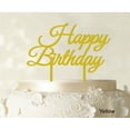 thumbnail image 1 of Happy Birthday Cake Topper Custom Cake Topper Cake Decoration Color Option Available "5-6" -7"Inches Wide, 1 of 1
