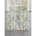 thumbnail image 5 of Sage Green Botanical Living Room Curtains 2 Panel, Rustic Country Spring Floral Summer Leaf Cafe Window Treatment, Farmhouse Bedroom Bathroom Kitchen Curtains Drapes 104"x54", 5 of 6