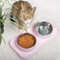 thumbnail image 4 of Wisremt Dog Bowls Stainless Steel Dog Bowl With No Spill Dog Food Bowl Non-Slip Mat Feeder Bowls Pet Bowl For Small Medium Dogs Cats Green, 4 of 6