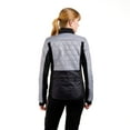 thumbnail image 3 of SWIX Adult Female Mayen Quilted Jacket, Color: Light Gray Melange, Size: M (242512-10104-M), 3 of 5