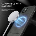 thumbnail image 5 of Allytechgroup Magnetic for iPhone 11 Case, Compatible with MagSafe Support Magnetic Car Phone Mount PU Leather Slim Phone Case for Women Men for iPhone 11, Gray, 5 of 10