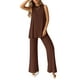 thumbnail image 1 of Set Lounge de 2 piezas Prettygarden, pantalones sin mangas de verano para mujer, 1 of 6