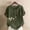 Army Green, variant on Blouses for Women Dressy Casual Women Casual And Linen Tops Printed Short Sleeve Button T-shirt Blouse Army Green XXL