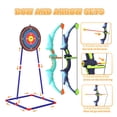 thumbnail image 6 of 2 Pack Bow and Arrow Set for Kids, Light Up Archery Set with 14 Suction Cup Arrows, Archery Targets Outdoor Games, Birthday Gifts Toys for 5 6 7 8 9 10 11 12 Year Old Boys Girls, 6 of 7