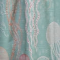 thumbnail image 4 of Designart 'Jellyfish Undersea Pattern' Nautical & Coastal Curtain Panel, 4 of 5