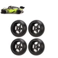 thumbnail image 4 of RC Tire, For 1/28 RC Tire Durable Wearable Reasonable Design  For P929 For MINI Z Black, 4 of 8