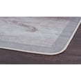 thumbnail image 4 of Contemporary 20x30 Area Rug (1'8'' x 2'6'') Solid Taupe, White Living Room Easy to Clean, 4 of 5