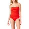 thumbnail image 6 of Catalina Women's solid crochet bandini swimsuit top, 6 of 7