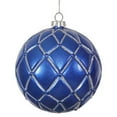 thumbnail image 7 of Vickerman 4"  Magenta Candy Glitt Net Ball 6/B Ball Ornament, 7 of 7