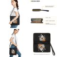 thumbnail image 3 of ZUXONGSY Ghost Pumpkin Print Bucket Crossbody Bag Set for Women Lady Lightweight Crossbody Hobo Bag with Wallet Set Large 2 Pcs Bucket Purse Set for Shopping, 3 of 4