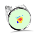 thumbnail image 1 of Stick Figure Lion Icon Ring Adjustable Love Wedding Engagement, 1 of 3