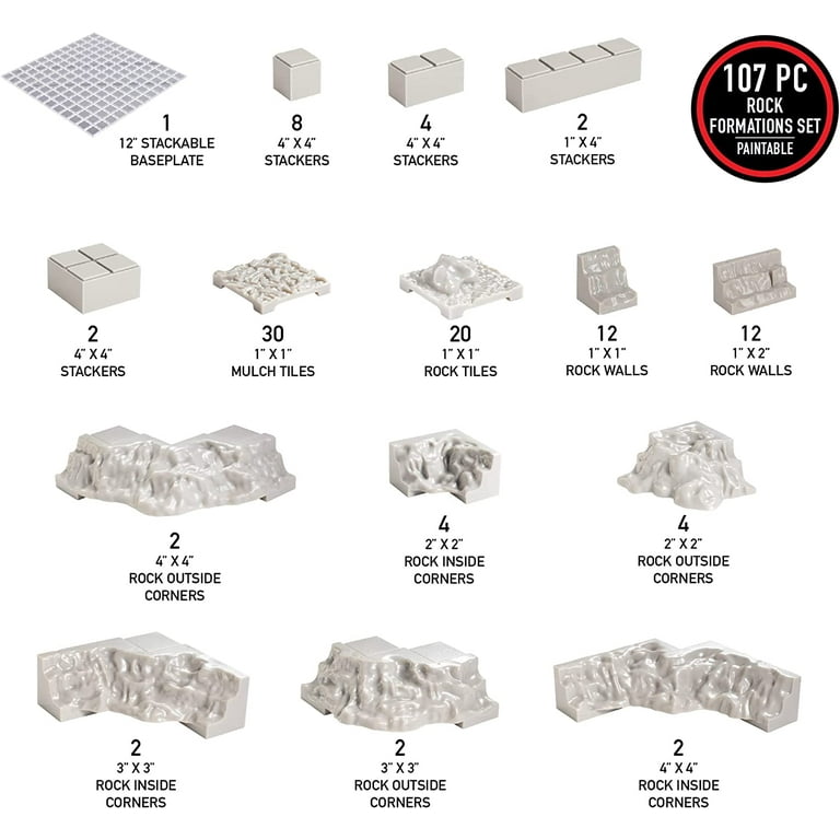 My set of stacking foam rocks : r/TerrainBuilding