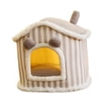 thumbnail image 4 of Cama para gatos, casa para dormir, casas para cachorros, cojín para mascotas, perrera cómoda y lavable, no tóxica Gris, 4 of 8