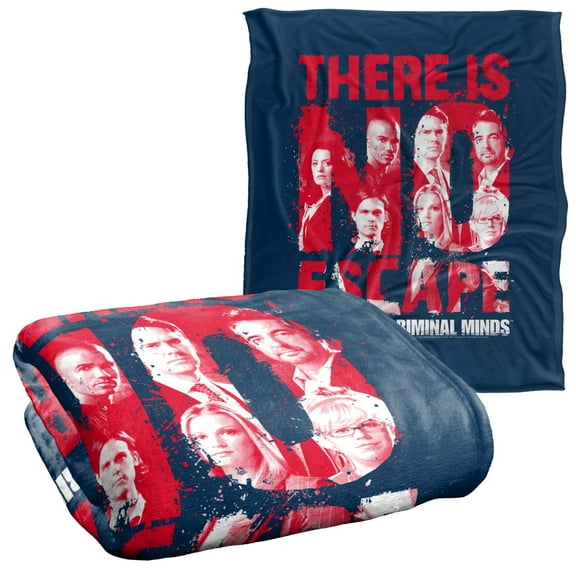 Criminal Minds No Escape Officially Licensed Silky Touch Super Soft Throw Blanket 50' x 60'