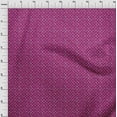 thumbnail image 4 of oneOone Viscose Chiffon Dark Magenta Fabric Colorful Dinosaur Cartoon Sewing Craft Projects Fabric Prints By Yard 42 Inch Wide, 4 of 5